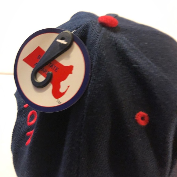 Bay State Apparel NWT Snapback Boston Hat Navy/Red - Picture 10 of 10
